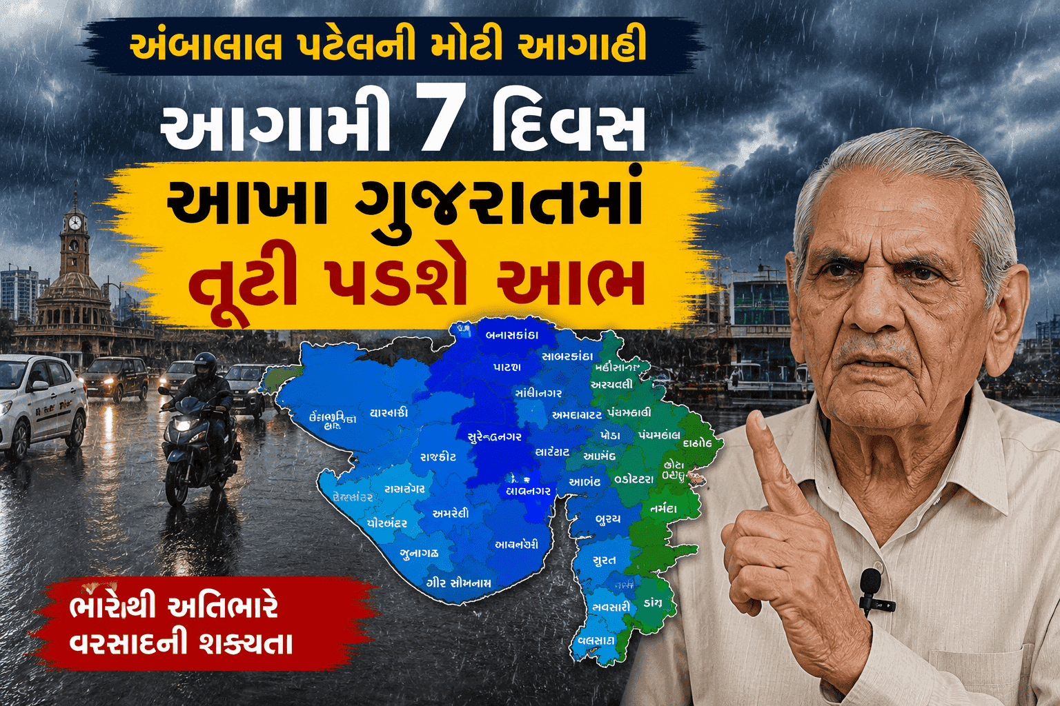 Gujarat Rain Forecast 2026