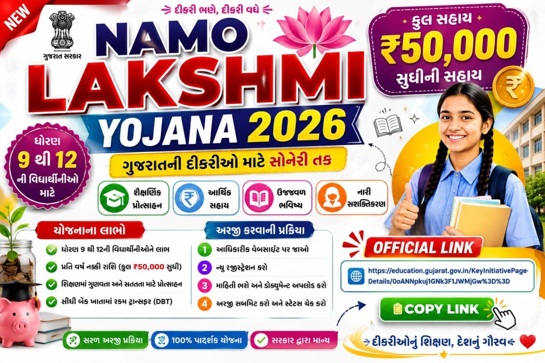 Namo Lakshmi Yojana 2026